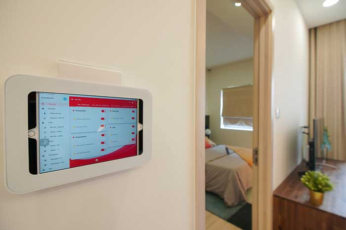 Công nghệ nhà thông minh tích hợp trong các căn hộ tại New Galaxy.